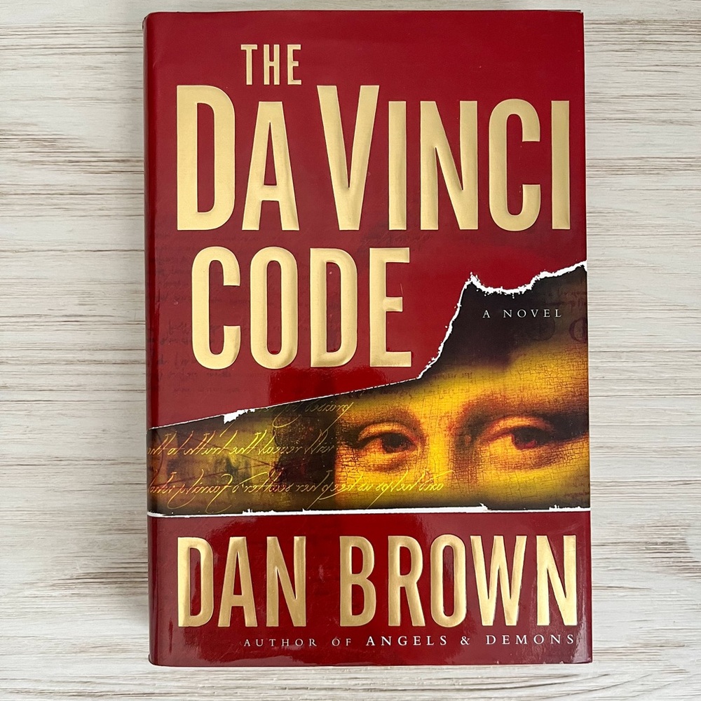 The DaVinci Code by Dan Brown, Hardcover Book